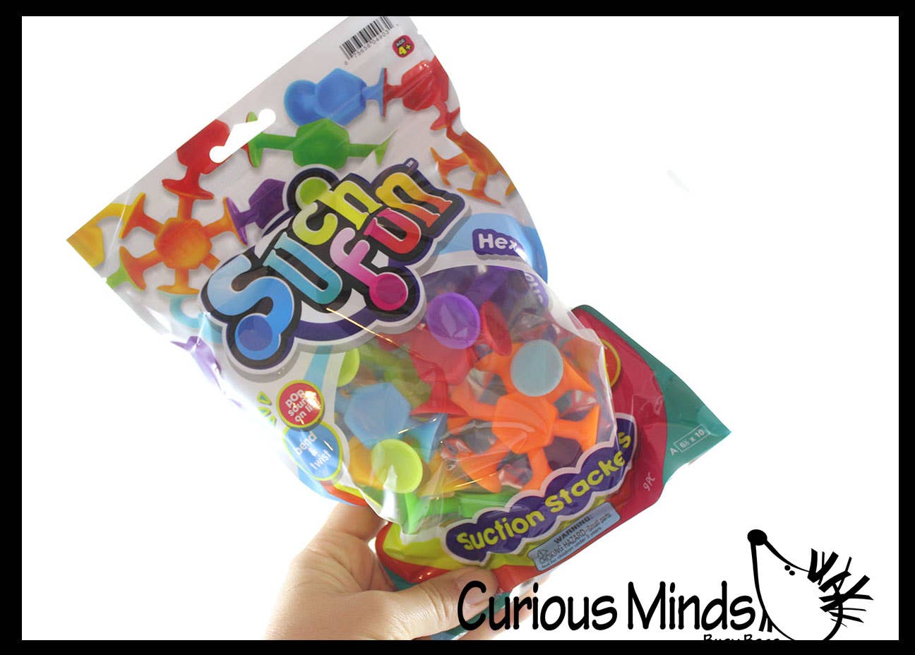 Curious Minds Toys – wholesale Bath toy – Baby – 1 Bag Suction Cup Toy - Water Bath Fine Motor Toys2