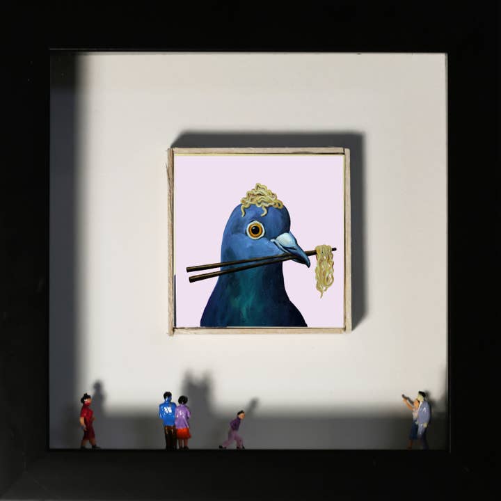 Ramen Pigeon No.21 - Diorama för wholesale av JJ Galloway