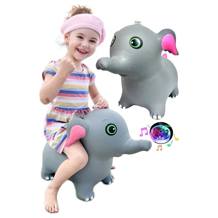 Gris Juguete Saltador Inflable Jumbo Elefante para Niños de venta al por mayor en Faire