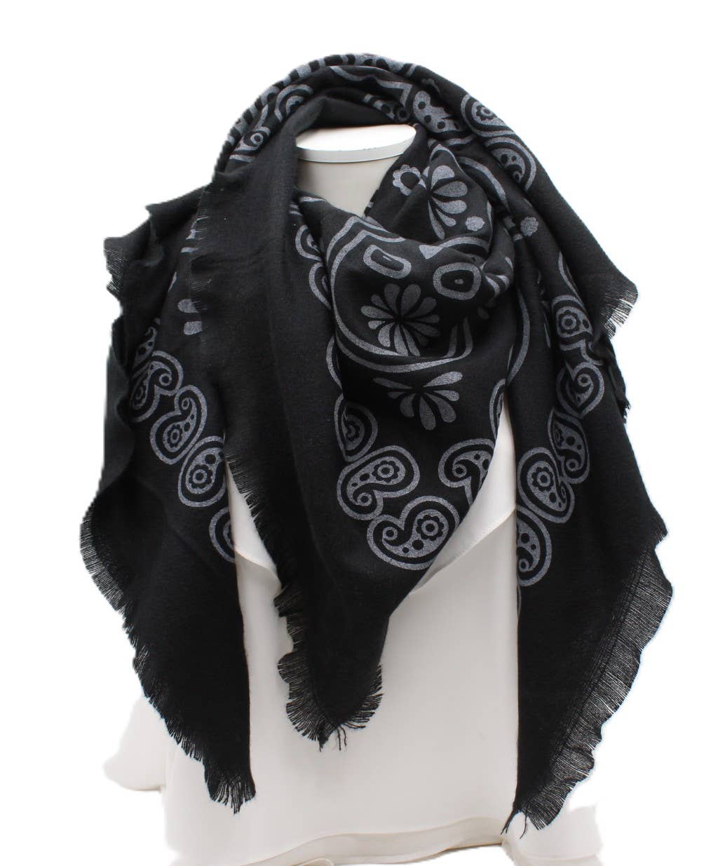 Reference Mode - Vente Écharpe – femme - Echarpe carrée imprimé MODE2