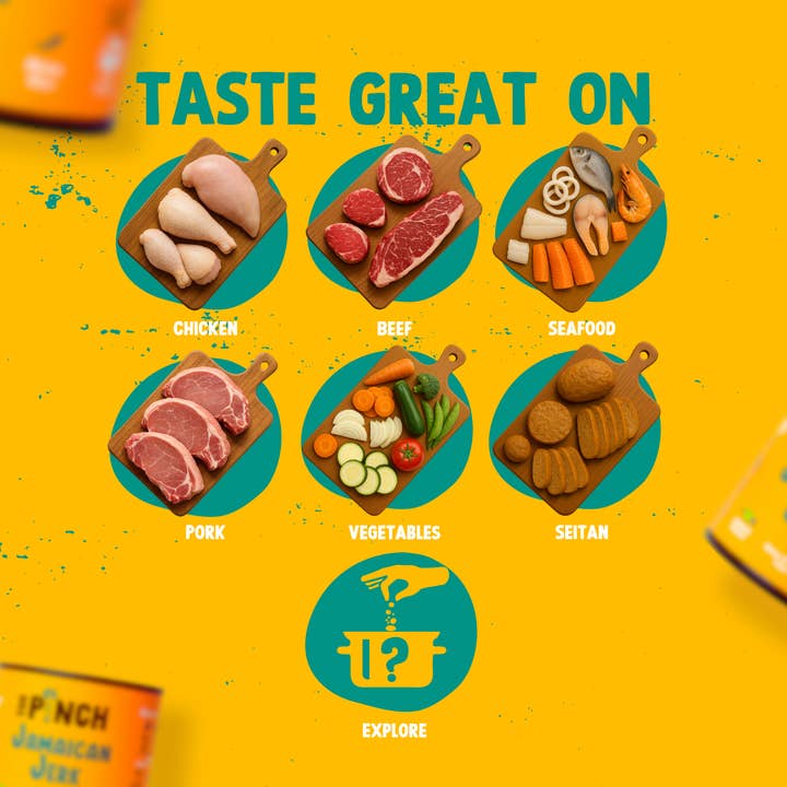 The Pinch - World Spice Blends - Wholesale Dried Spice Mix - Jamaican Jerk - 45g3