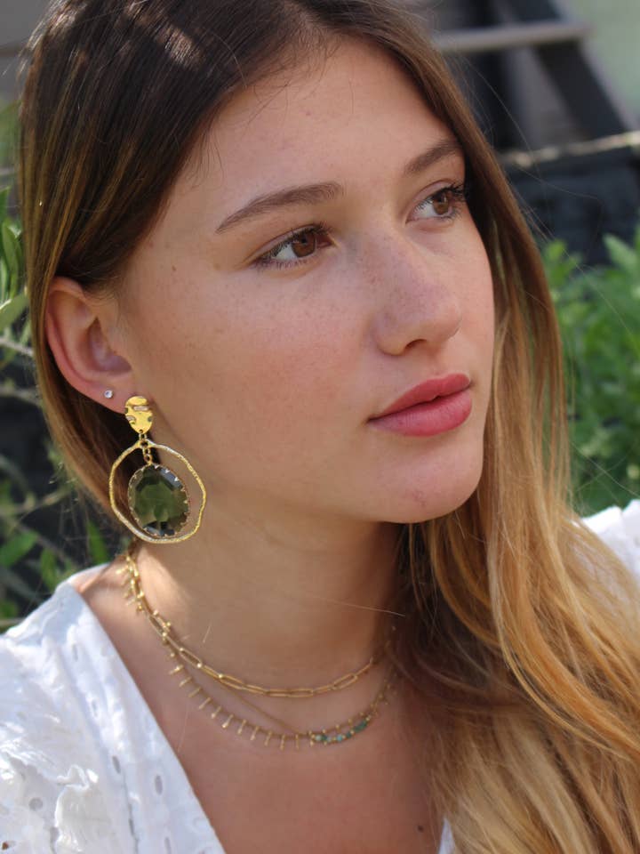 Boucle D'oreille Louise pour la vente par BIJOUX 28AVRIL