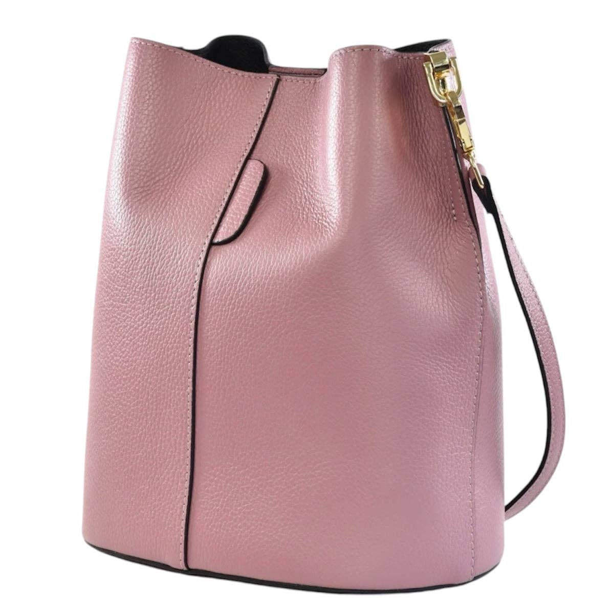 MODARNO - Venta al por mayor Bolso con correa - Mujer - Bolso tipo bucket Giulia de cuero Dollaro genuino MODARNO23