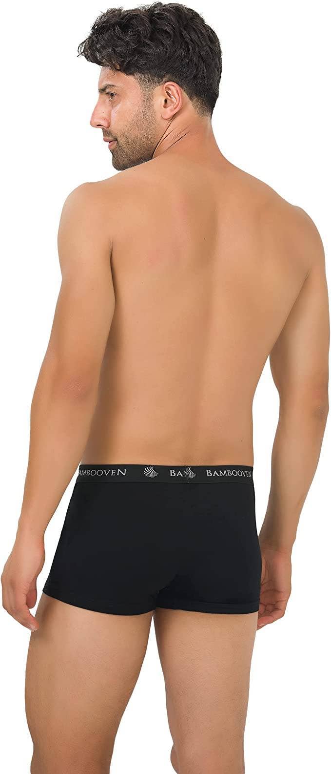 Bambooven - Vente Sous-vêtements – homme - Boxers homme en bambou avec poche de soutien, lot de 41
