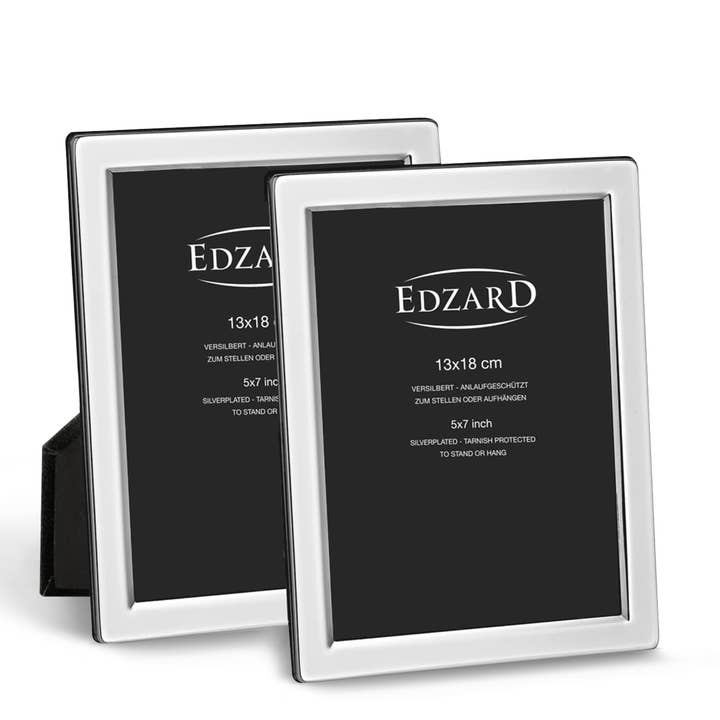 EDZARD - Wholesale Fotolijst - Set van 2 fotolijsten Salerno voor foto 13 x 18 cm