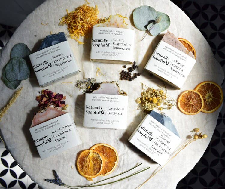 Naturally Soapful – wholesale Bar Soap – Rose Geranium 100% Natural, Vegan Handmade Self Care Soap5