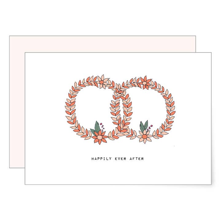 Happily ever after | folding card for wholesale by MIAO Papeterie