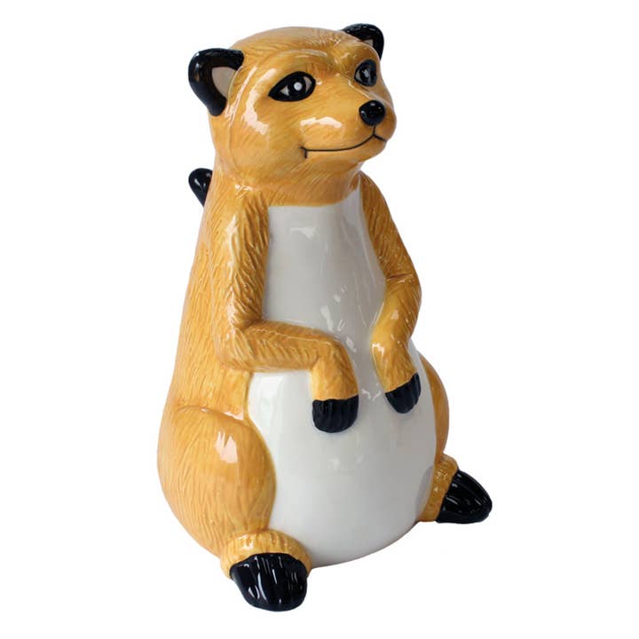 Crockery Critters Ceramic Money Box - Meerkat for wholesale by Deluxebase