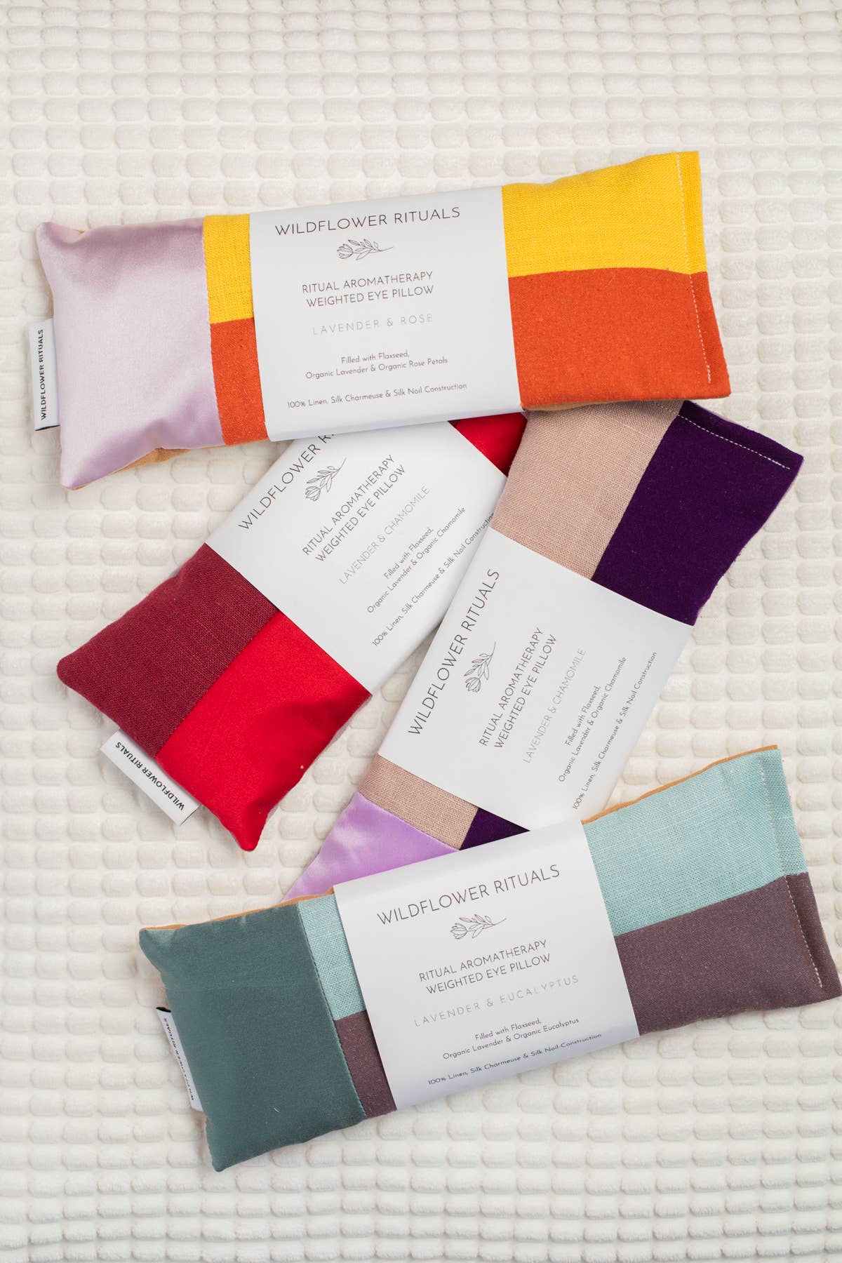 Wildflower Rituals - Venta al por mayor Cojín de spa/terapia - Almohada Ocular con Peso para Aromaterapia - Eucalipto y Lavanda4