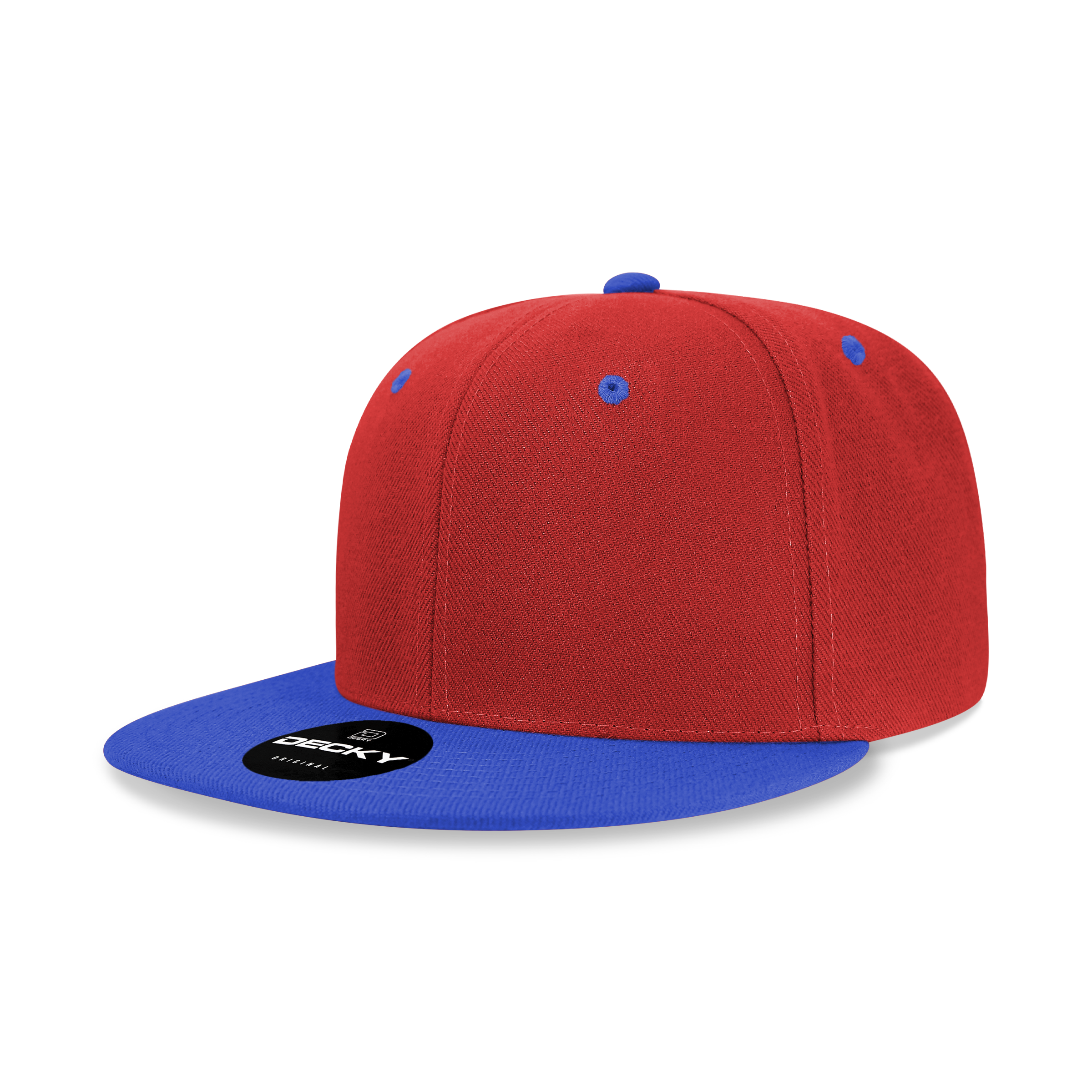 The Park Wholesale - Wholesale Flat Brim Cap - Men's - Decky 6020 - High Profile 6 Panel Snapback, Flat Bill Hat - 602064