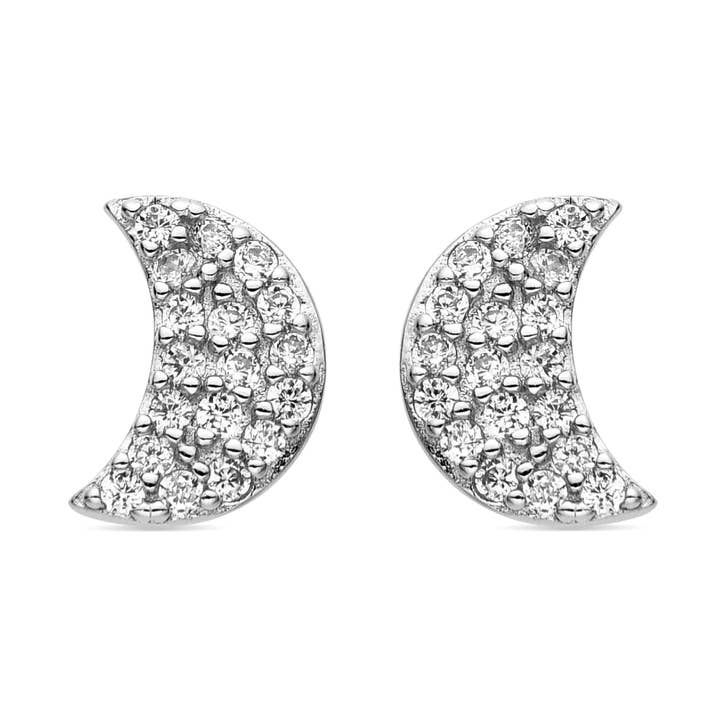 Luxenter - Wholesale Stud/Post Earrings - Pendientes de Plata de Ley 925 y Circonita Brillante acabados en rodio - Duver0