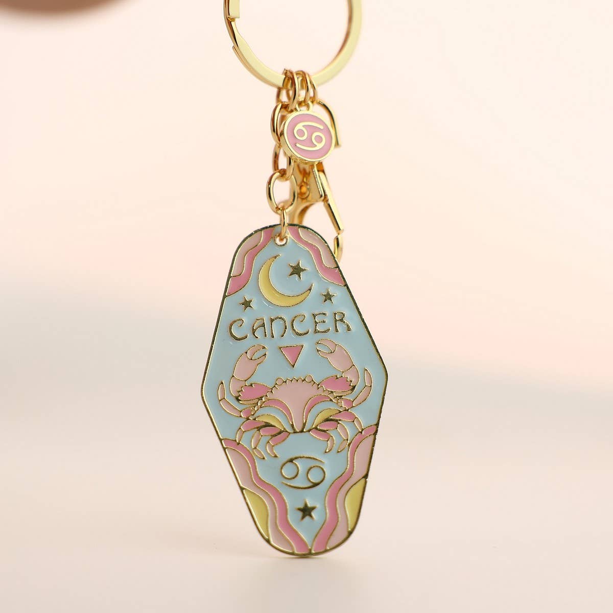 ACCITY - Wholesale Keychain - Women's - Zodiac Motel Keychain – Retro Enamel Design_CWMM101973