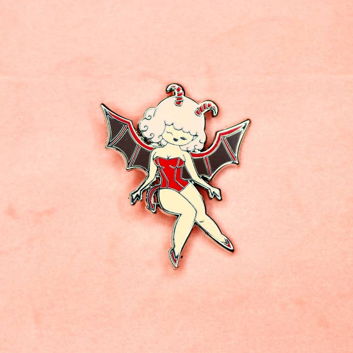 Succubus Monster Girl Hard Enamel Pin for wholesale by Dbl Feature
