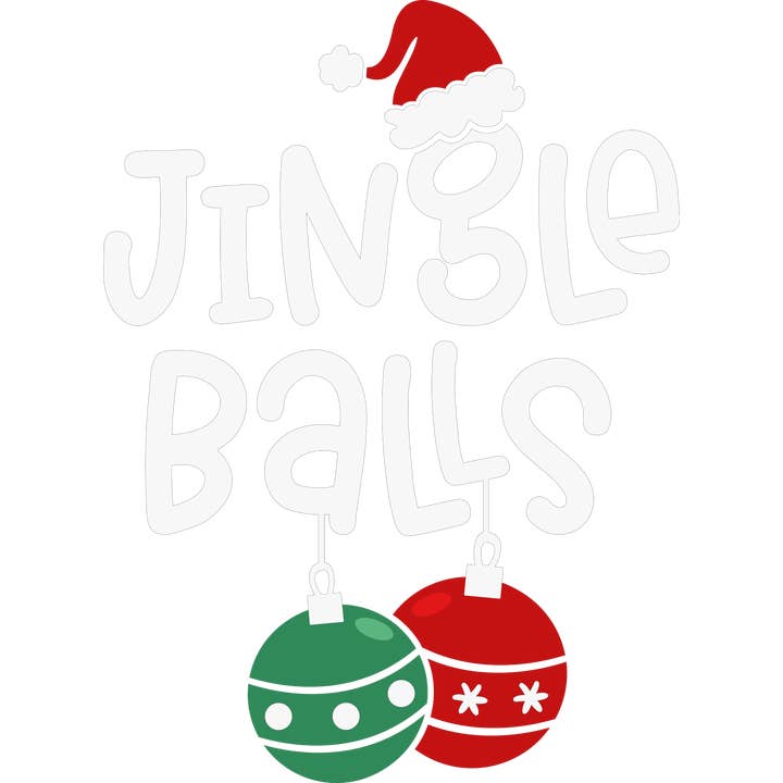Jingle Balls DTF Print for wholesale by ROTD Crafter's Corner
