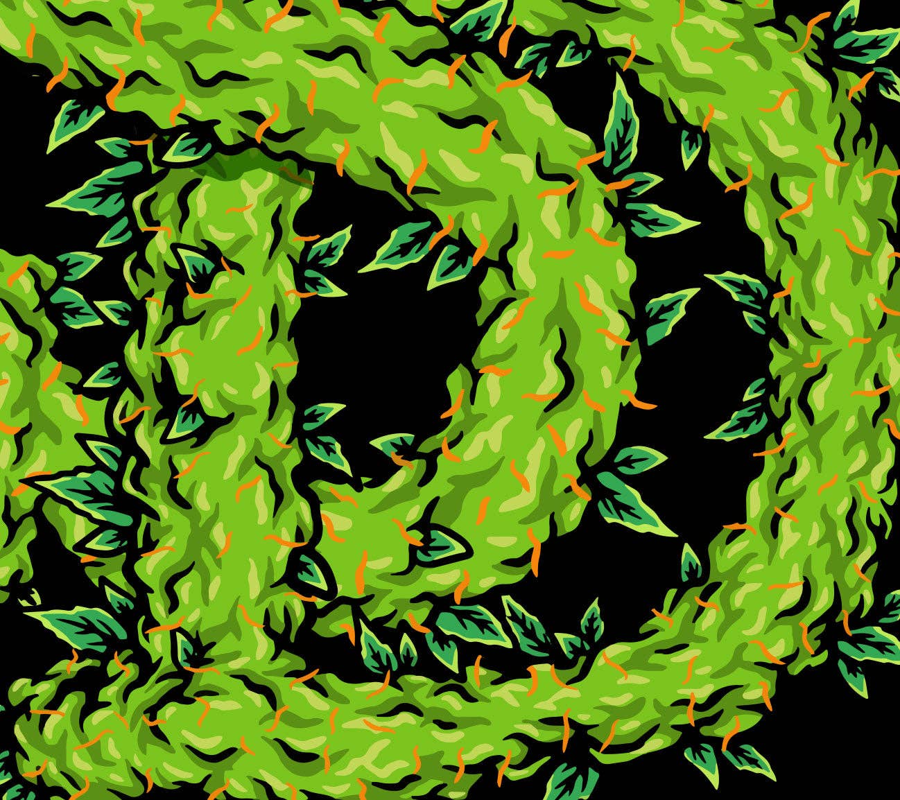 StonerDays Apparel – wholesale Hoodie – Unisex – SD Leafy Logo Hoodie5