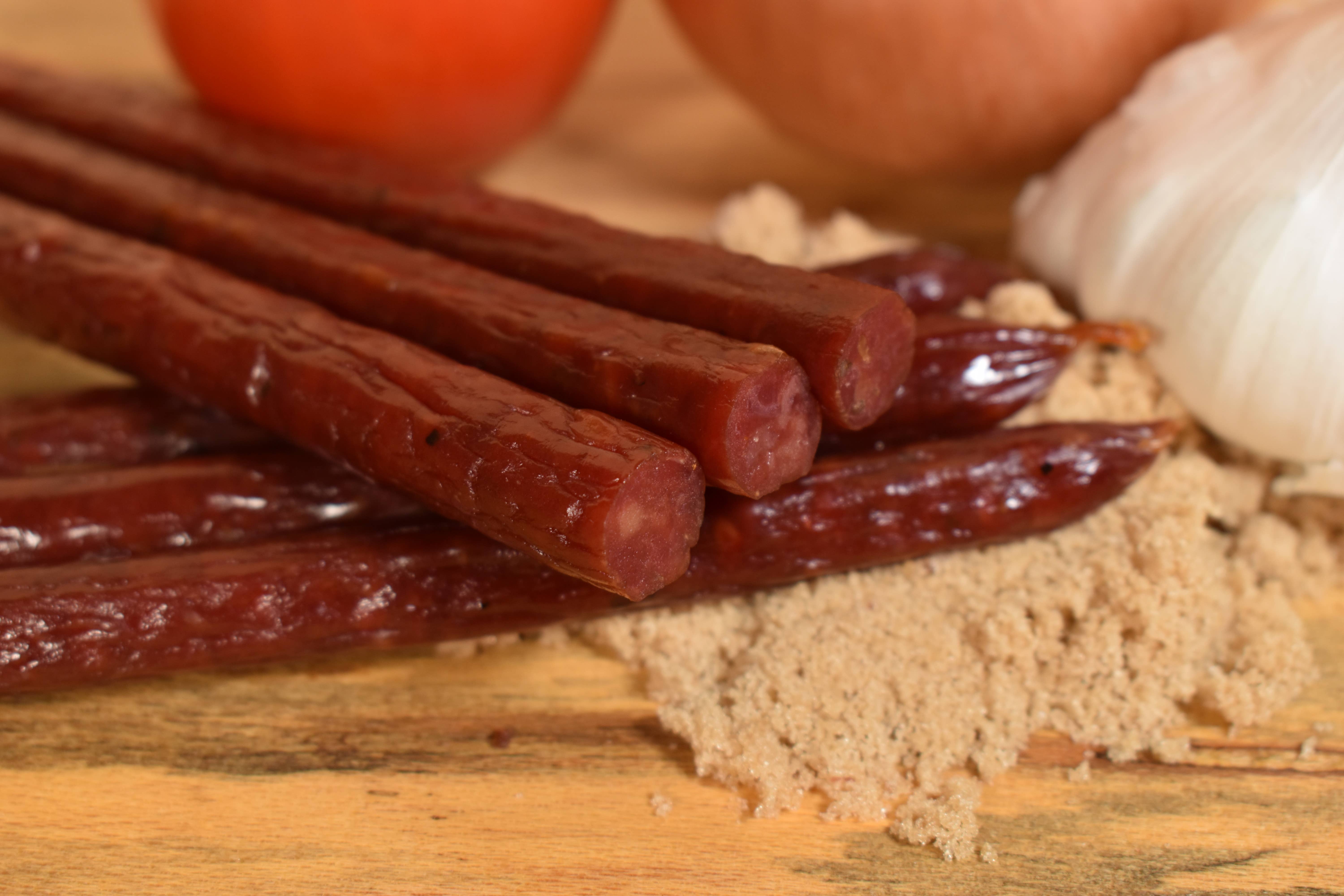 Field's Grassfed Beef - Wholesale Pepperoni - BBQ 100% Grassfed Beef Snack Sticks (Case: 12 4oz Packages)