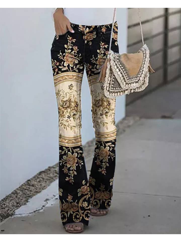 Tourtiwi - Wholesale Pants - Women's - Women's Wide Leg Pants Casual Trousers Flared Pants5