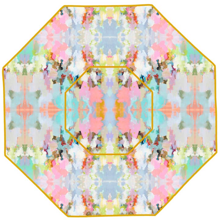 P130LP- Brooks Avenue by Laura Park Decoupage Plate for wholesale by Marye-Kelley