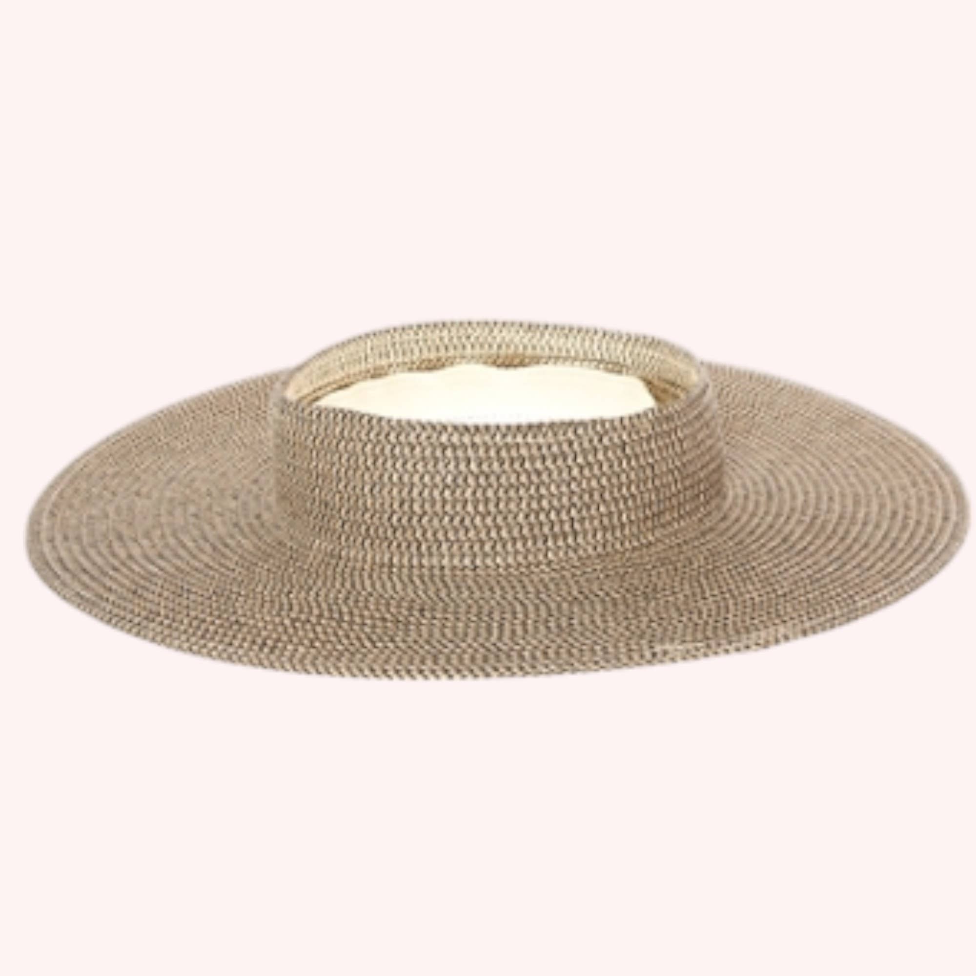 Queens INC – wholesale Visor – Women's – Crownless Straw Visor - NEW COLORS ADDED!10