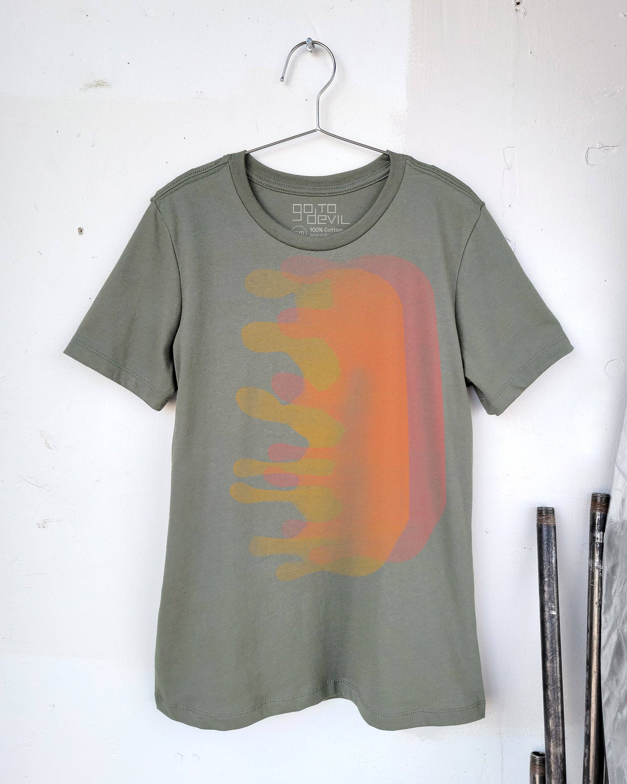 Go To Devil - Wholesale Screen Printed T-Shirt - Women's - Blob Women's Crew Neck Tee3