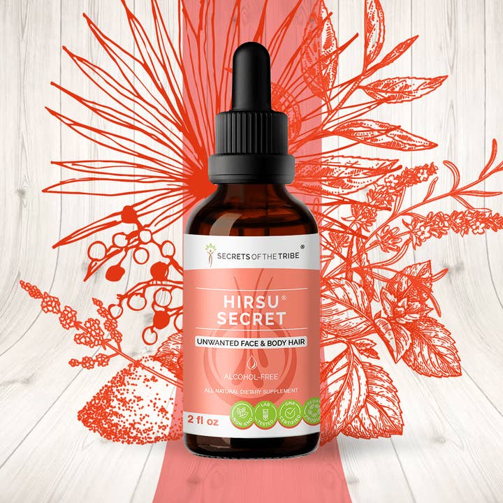 Le secret d'Hirsu. Poils indésirables du visage et du corps pour la vente par Secrets Of The Tribe
