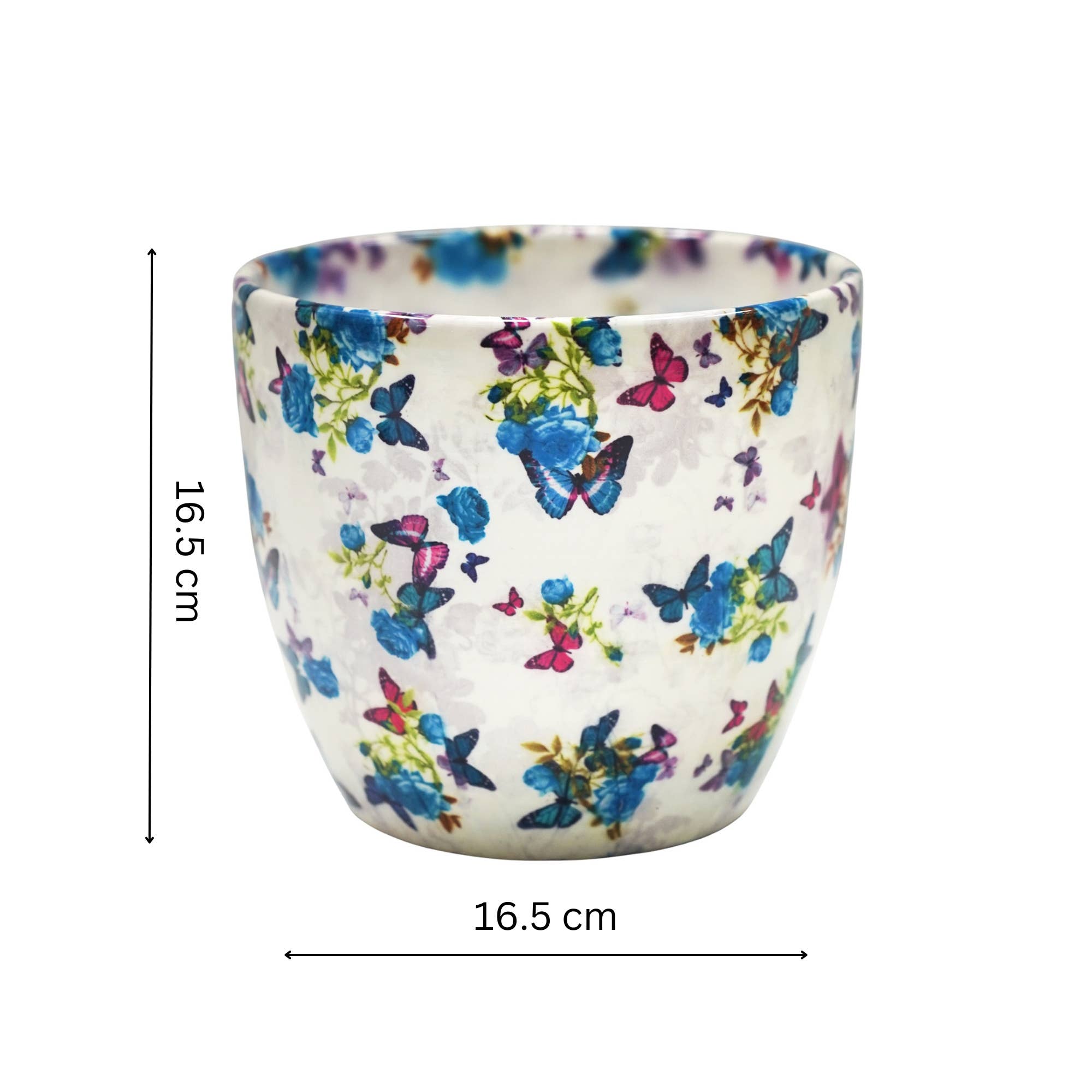 Ivyline - Vendita all'ingrosso Vasi per piante - Vaso per piante da interno in ceramica Monza H16,5 cm x P16,5 cm13