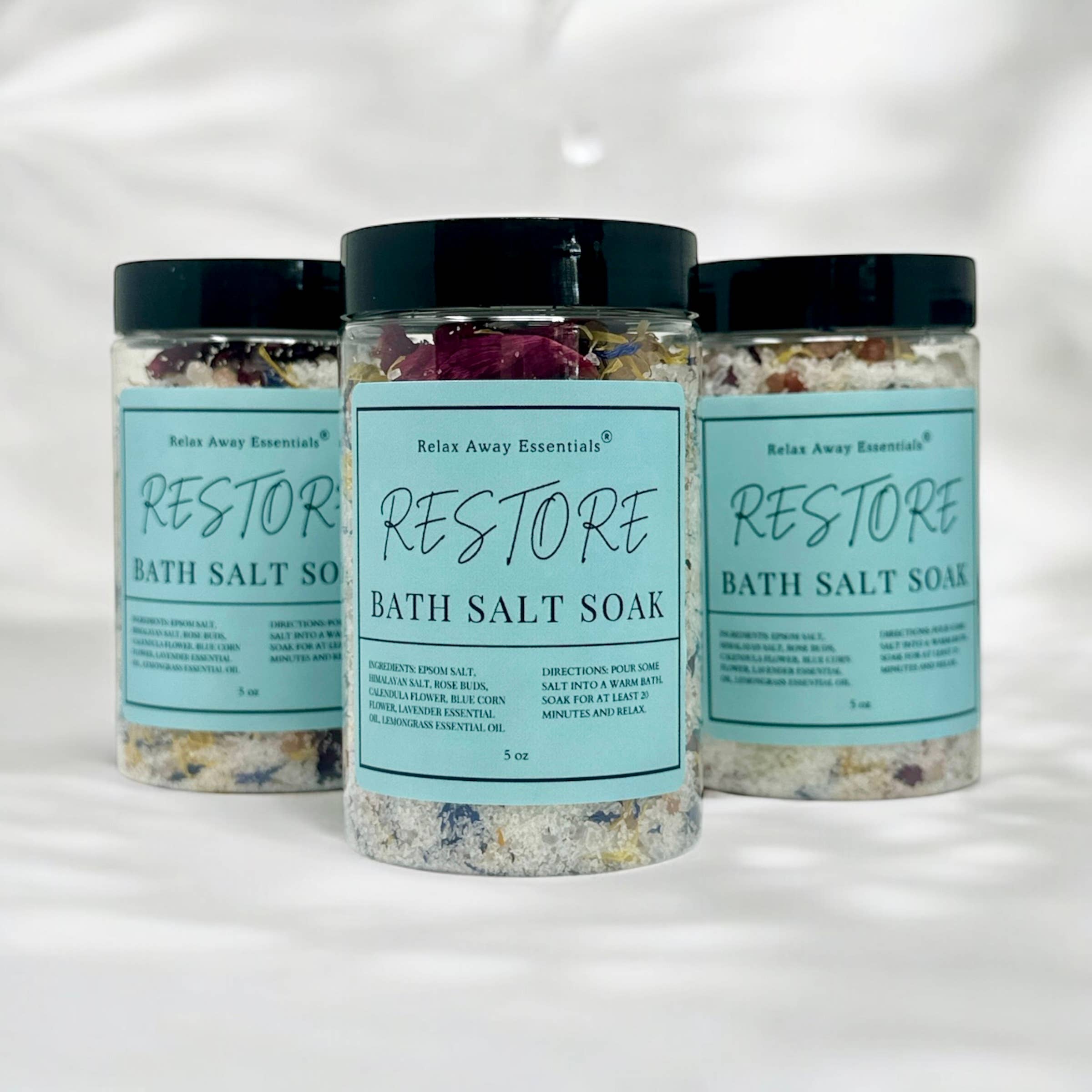 Relax Away Essentials - Wholesale Bath Soak/Milk - Bath Salt Soak - Spa Soak 7