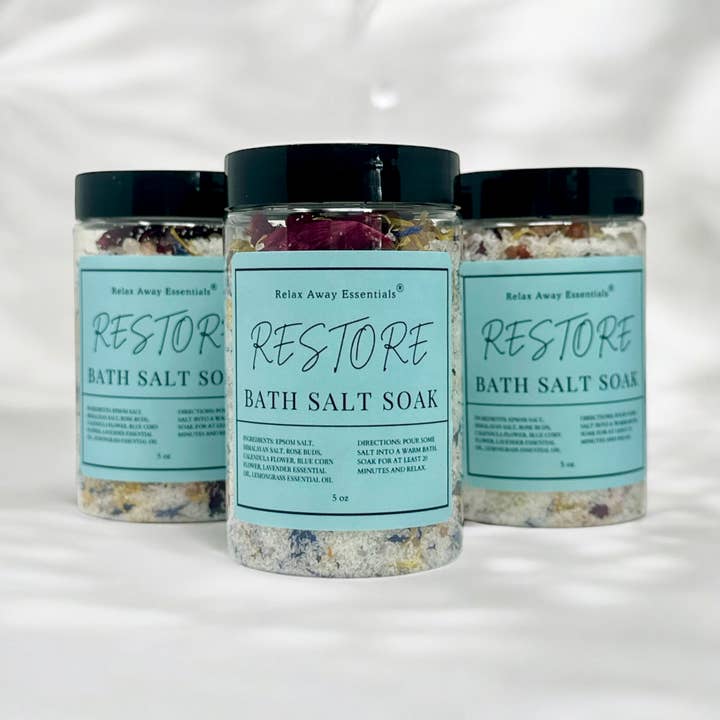 Relax Away Essentials - Wholesale Bath Soak/Milk - Bath Salt Soak - Spa Soak 7