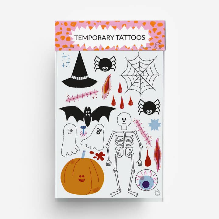 Tatuagens Temporárias de Halloween DIN A6 por atacado de jungwiealt