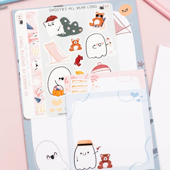 My Sweet Paper Card - Wholesale Stationery/notecard set - Ghosty Stationery - Letter Writing Set12