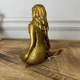 Vagabond Vintage - Wholesale Candle Holder - Gold Mermaid Resin Candle Holder2