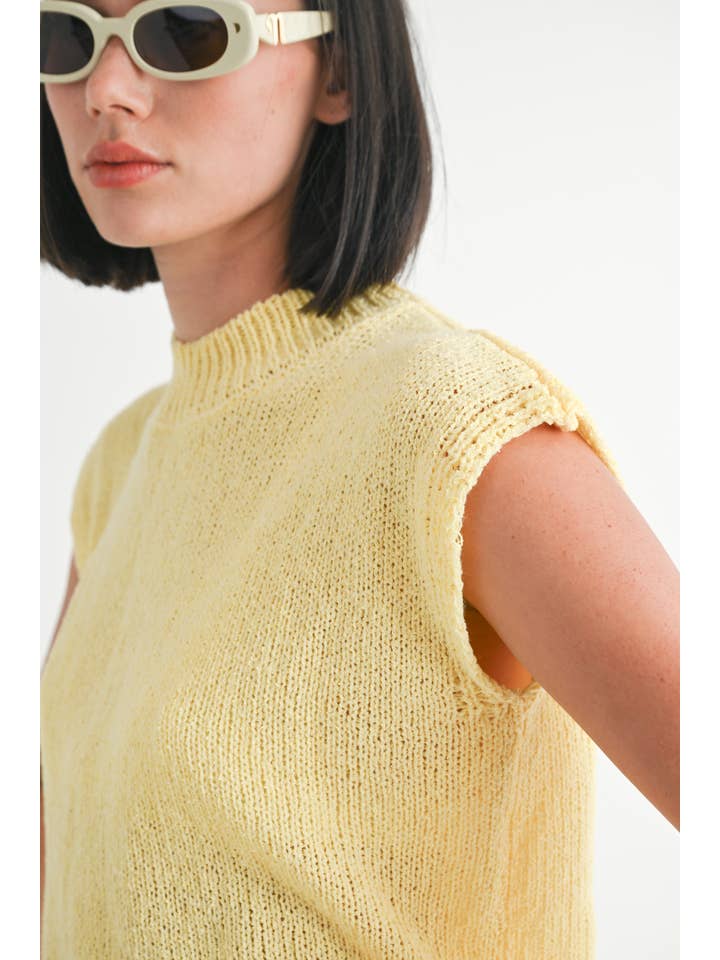 Emory Park - Wholesale Blouse - Women's - SLEEVELESS SWEATER TOP