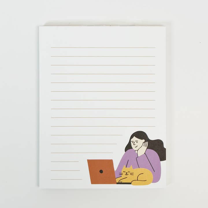 Gestito nei minimi dettagli dal mio gatto – Taccuino per lavorare da casa per la vendita all'ingrosso da parte di Sungy Side Up