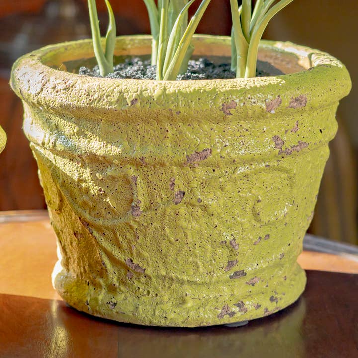 Zaer Ltd. International - Wholesale Plant Pot - 2 Assorted Tuscan Style Round Ceramic Flower Pots5