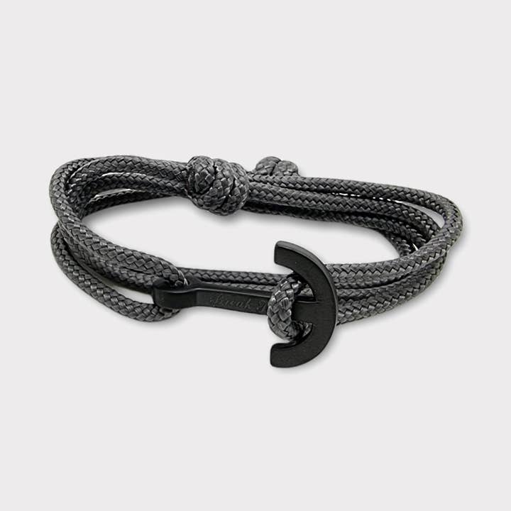 Bracelet ancre grise Yacht Club (YC15) pour la vente par Break Time