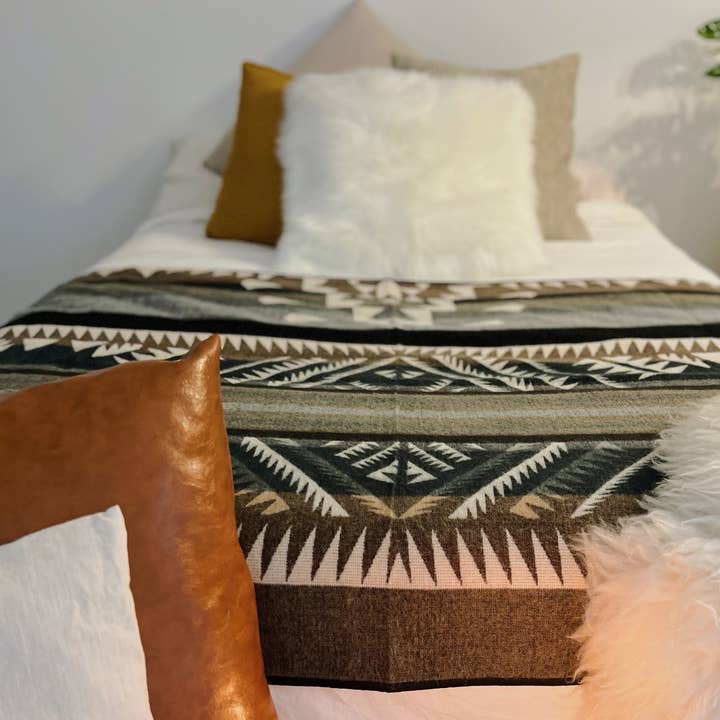 Guayaquil Aztec Reversible Blanket for wholesale by Wylde Brigade