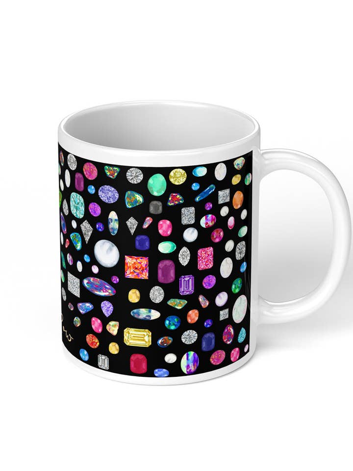 Gemstone & Diamond Coffee Mug for wholesale by Juler's Row