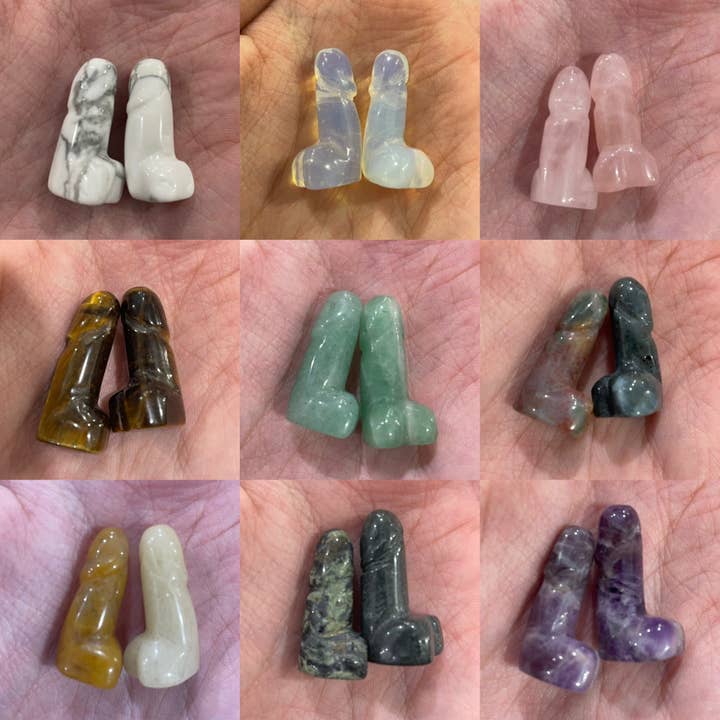 Keystone Crystals - Wholesale Spiritual Stone/Crystal - Crystal Phallic Figurine – Small Carved Gemstone Statue