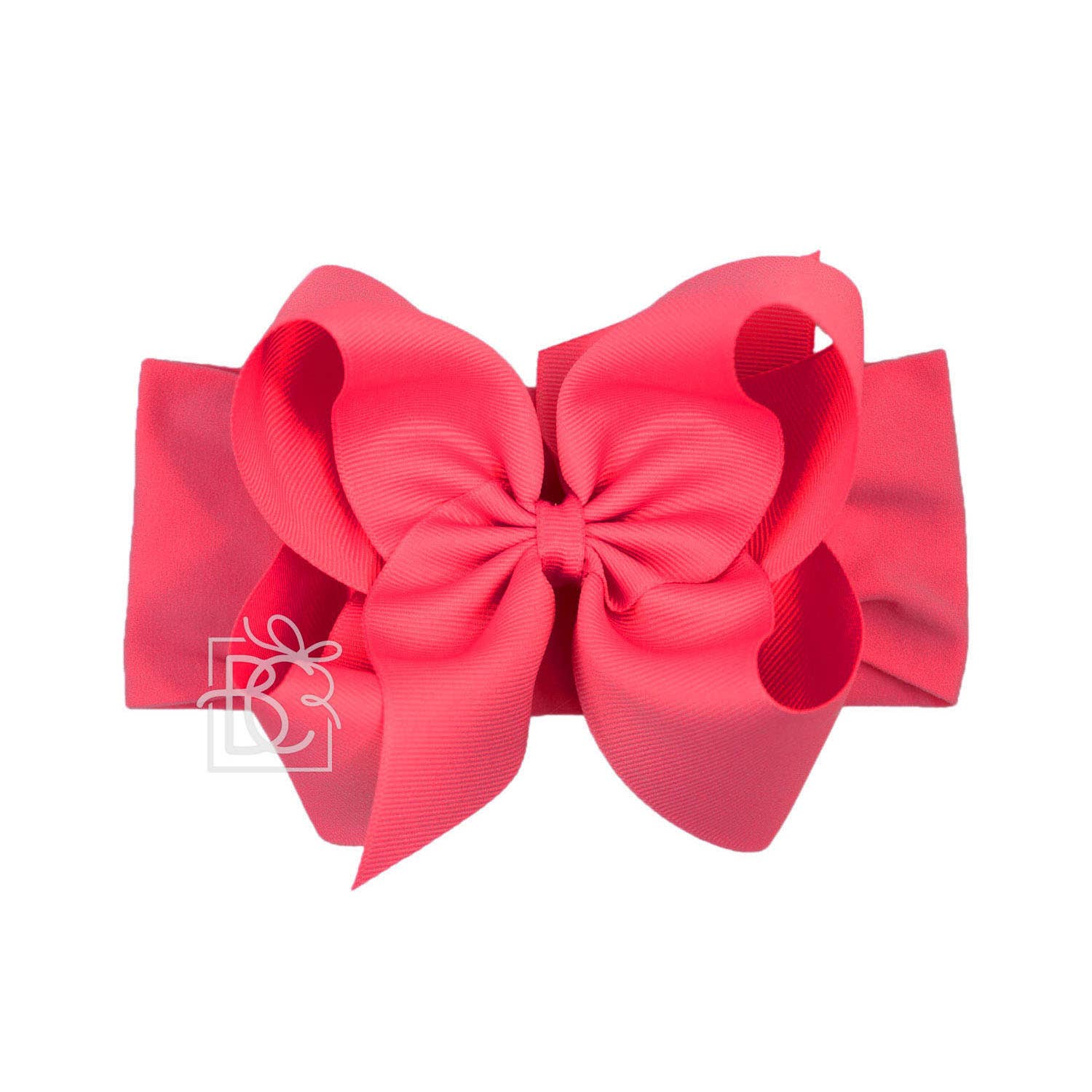 Beyond Creations, LLC - Wholesale Fashion Headband - Kids - WIDE PANTYHOSE HEADBAND W/CLASSIC GROSGRAIN BOW32