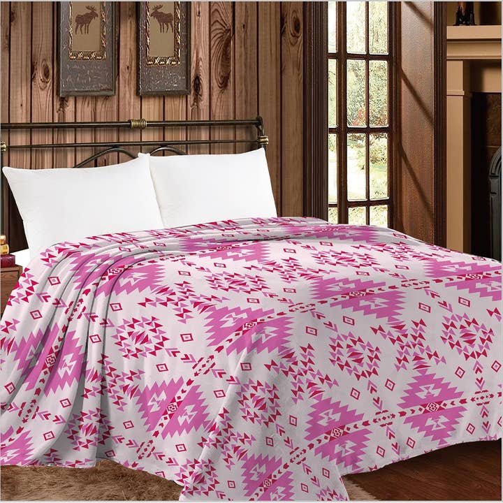 Western Linens - Wholesale Throw Blanket - Mia Throw Blanket Twin Size 12 designsÂ