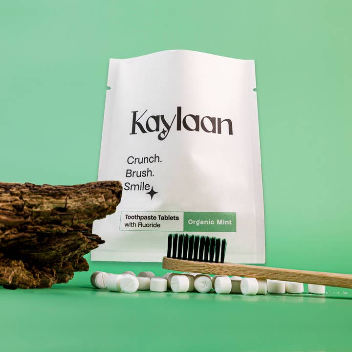 Kaylaan Toothpaste and Mouthwash Tablets - Wholesale Toothpaste - Fluoride Toothpaste Tablets | Mint | Refill