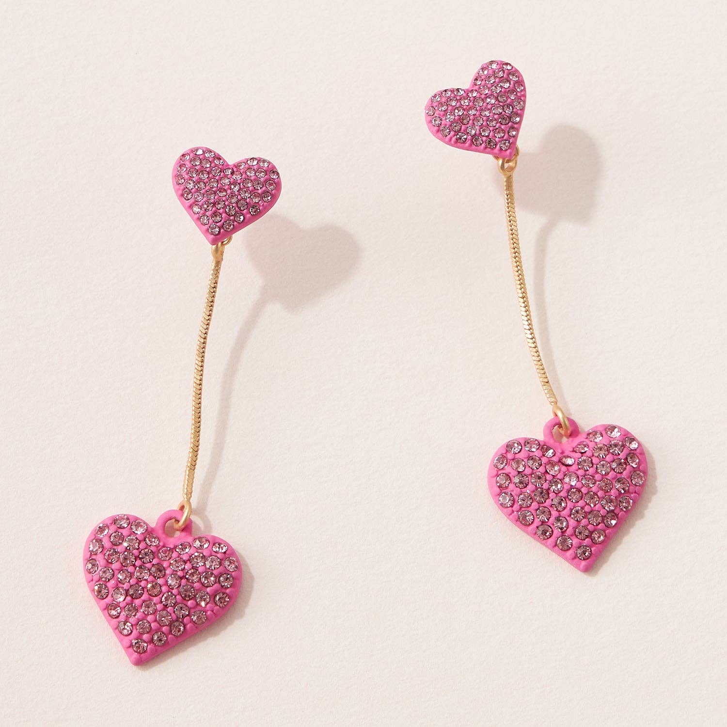 Frem - Wholesale Dangle Earrings - Lovely Dangle Heart Earrings0