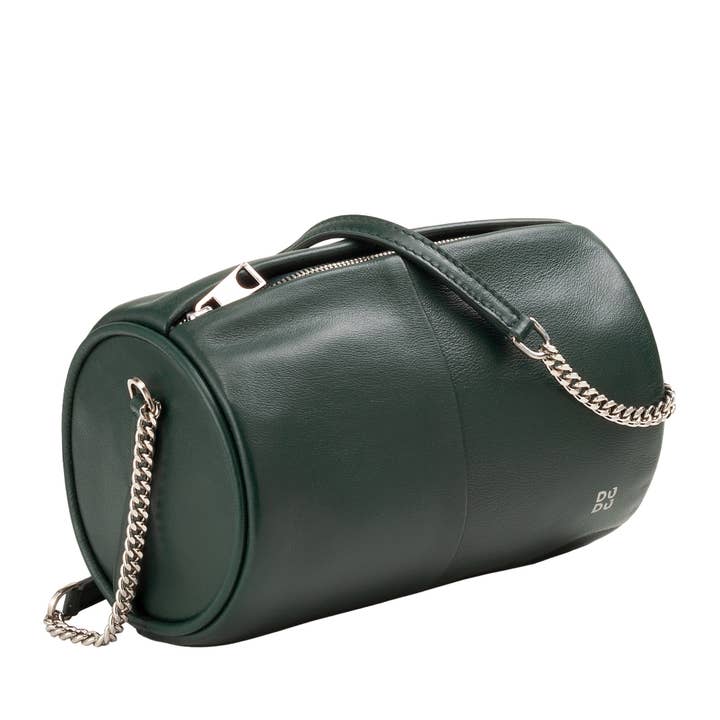 dudu - Wholesale Shoulder Bag - Women's - Dudu Women'S Leather Barrel Bag Small Shoulder Mangrove