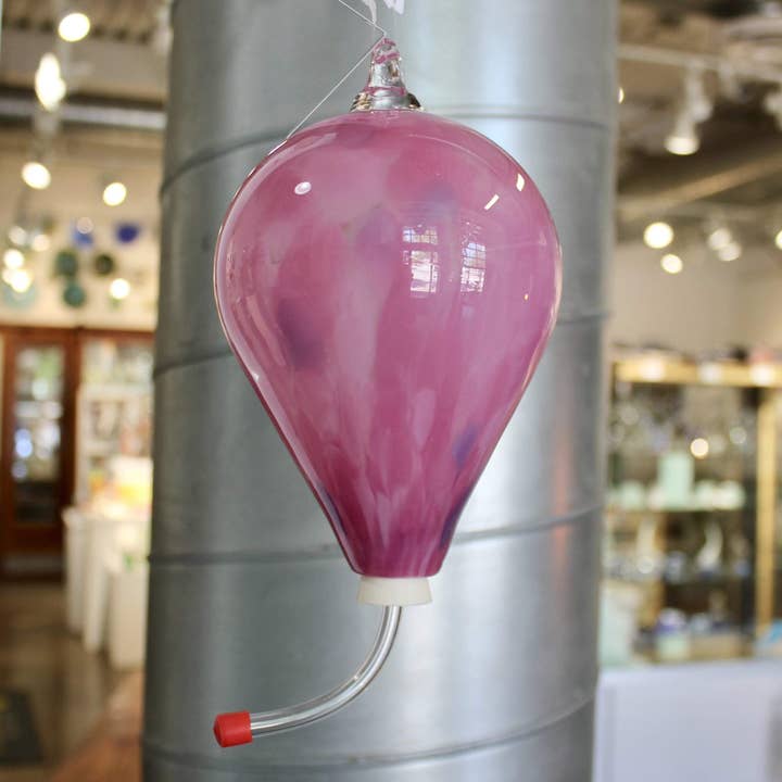 Lake Superior Art Glass - Wholesale Bird Feeder - Blown Glass Hummingbird Feeders13