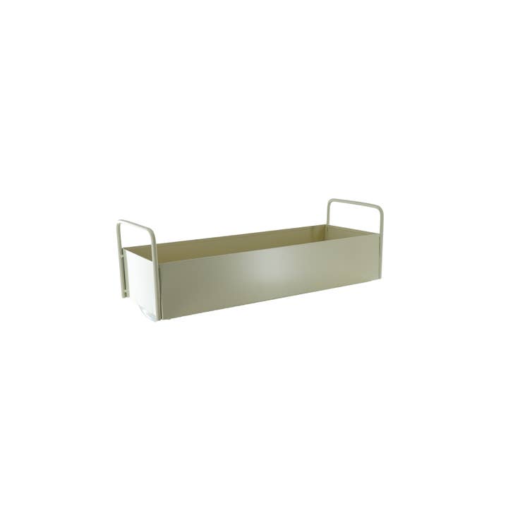 Housevitamin bv - Wholesale Decorative Tray - Tray - With Handles -Metal - Sand - 41,5x15,5x13cm2