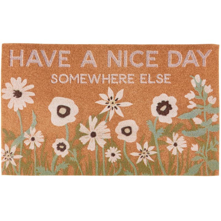 Nice Day Somewhere Else Rug for wholesale by Primitives by Kathy
