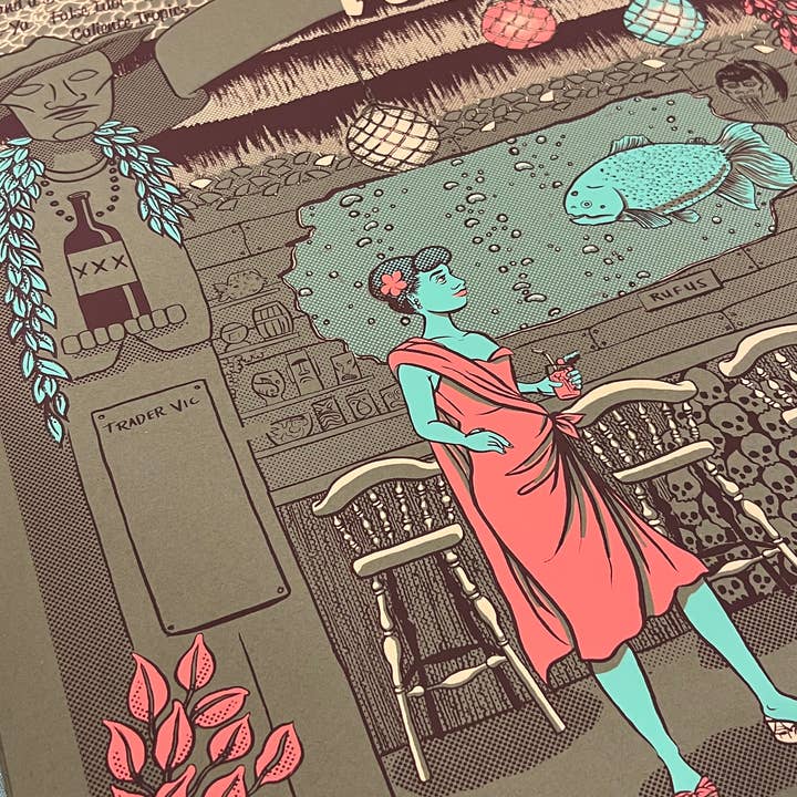 Sherbet Punch Studios - Wholesale Poster - Tiki poster1