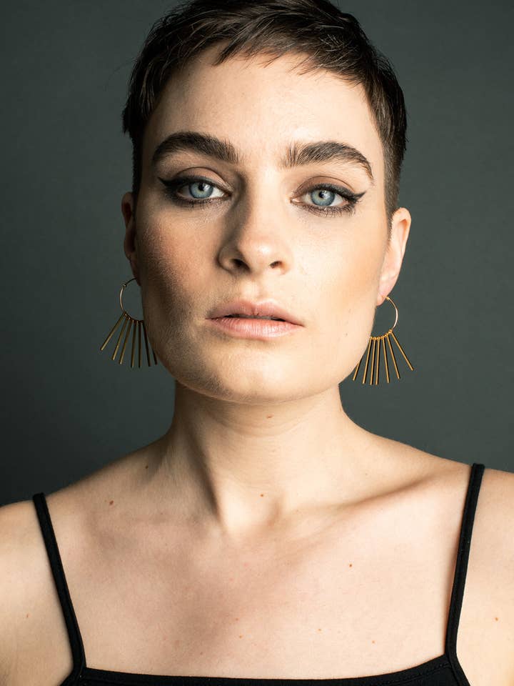 Medium Burst Hoops for wholesale by Wybo Design