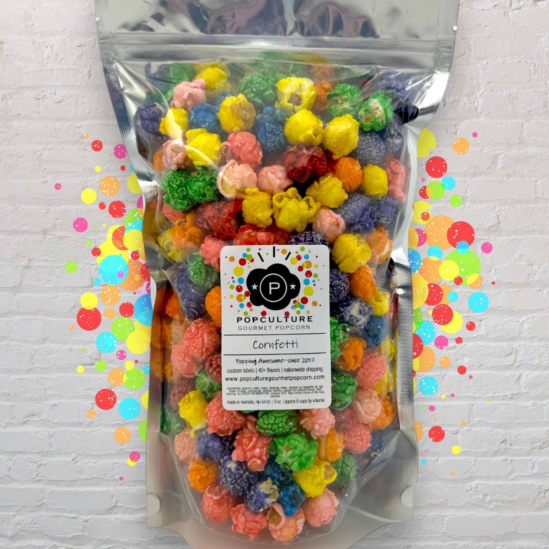 Popculture Gourmet Popcorn - Wholesale Popcorn - Cornfetti1