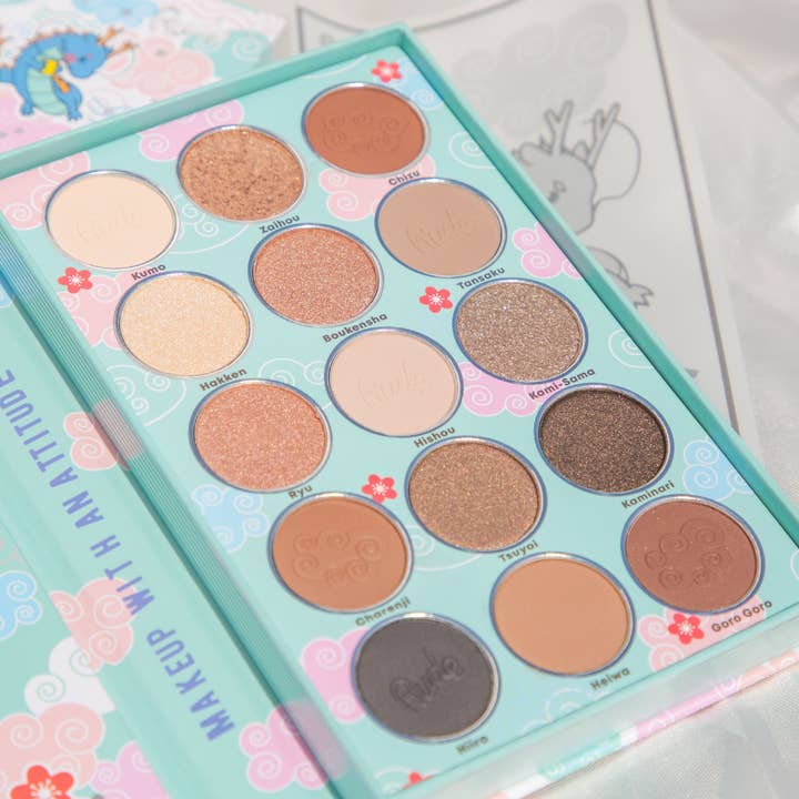 Rude Cosmetics - Wholesale Eyeshadow Palette - Chibi Manga Collection Palette - Rudeko's Adventure